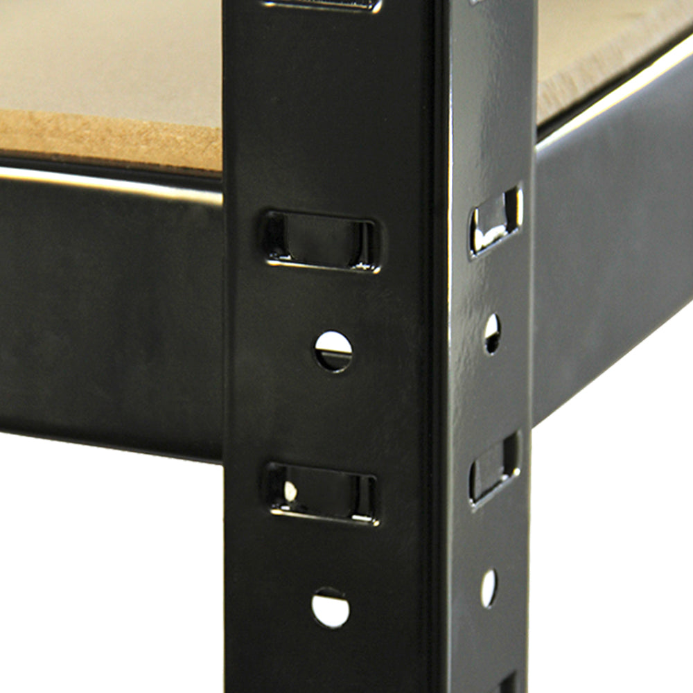 Estante de aço preto T-Rax 90cm x 45cm x 180cm