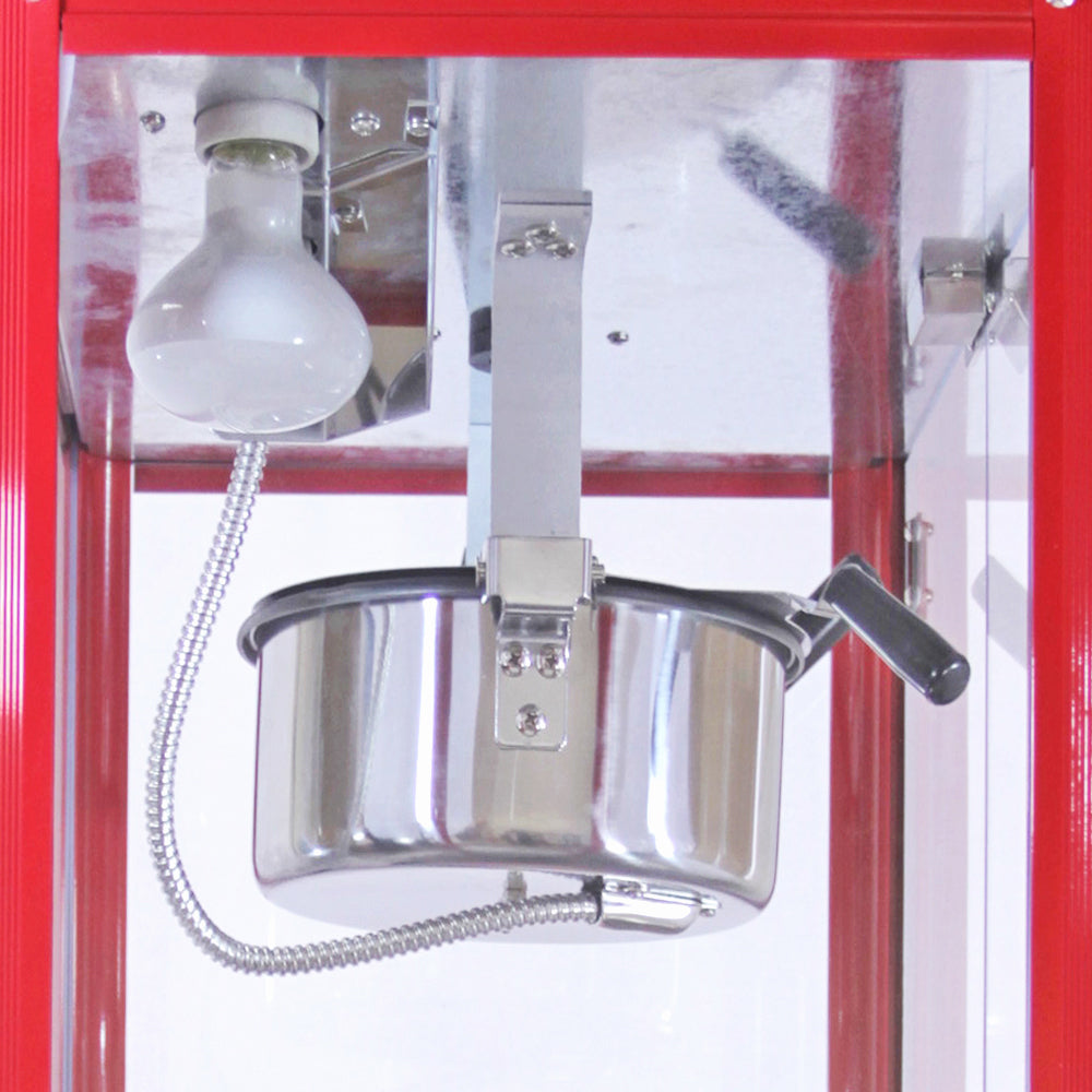 Pipoca em Aço e Vidro para Festas e Eventos