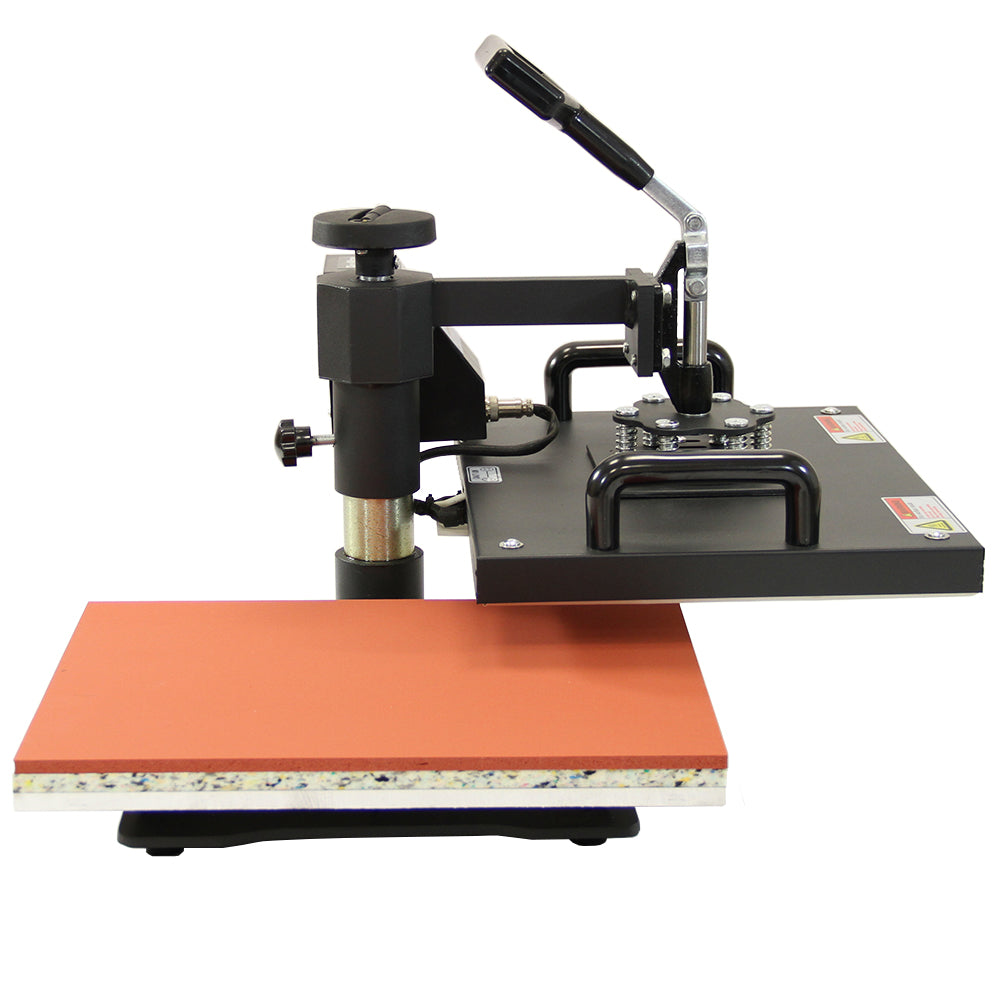 Plotter de recorte de vinil 5 em 1, com estrutura preta, mesa laranja e sistema de alimentação contínua para impressões econômicas