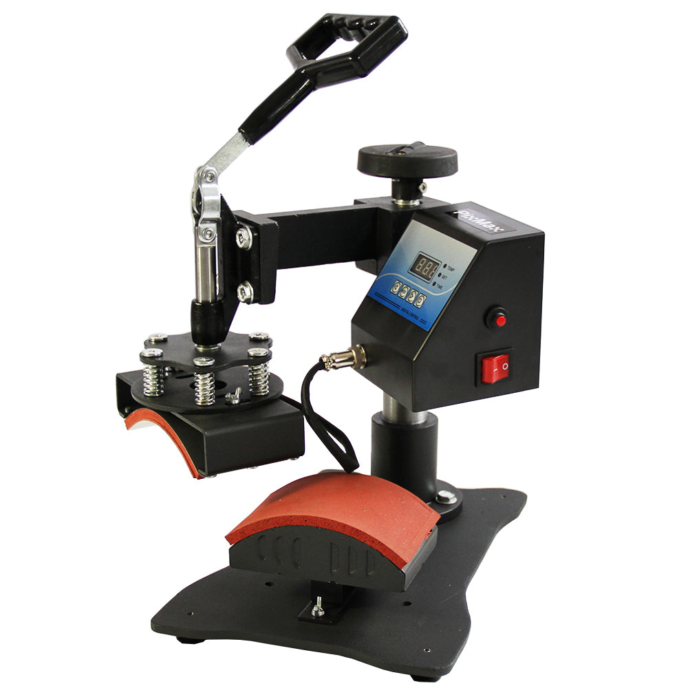 Prensa térmica de sublimação PixMax para personalização de tampas