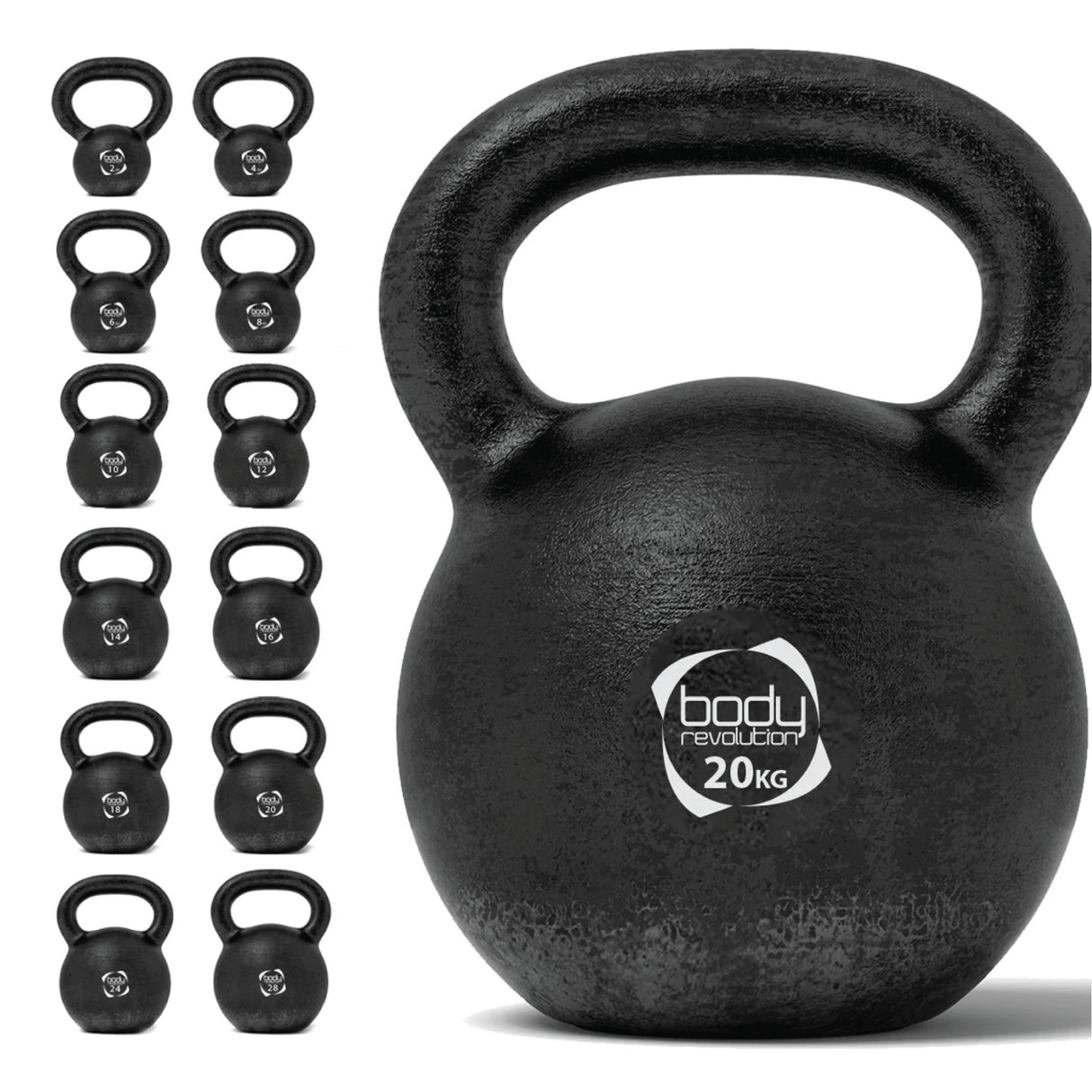 Kettlebell em ferro fundido 20 kg