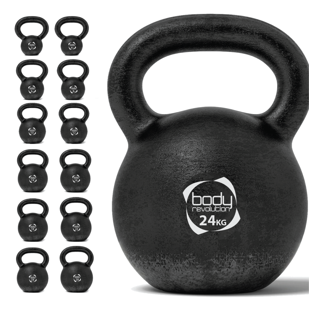 Kettlebell em ferro fundido 24 kg