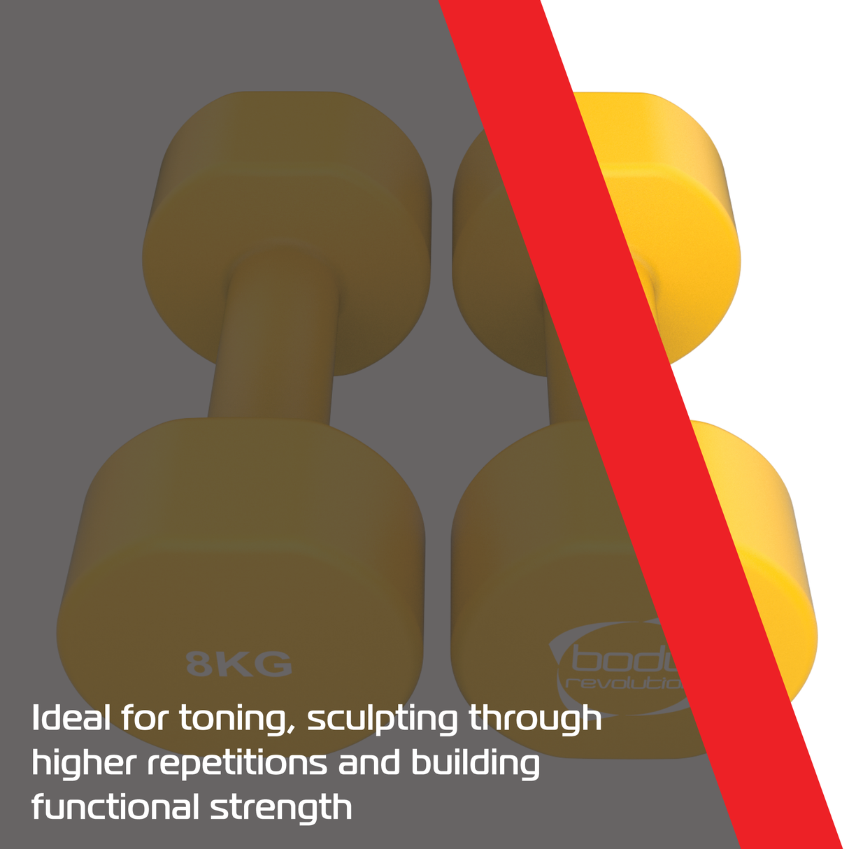 Halteres de neoprene 2 x 8 kg