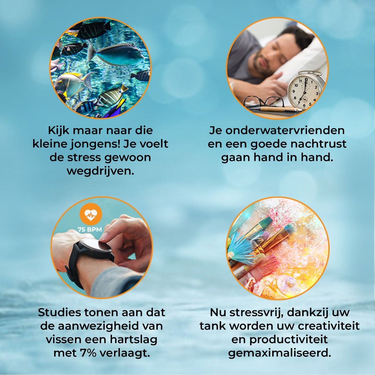 Aquá rio 300L com Móveis Brancos, Acessórios e Cascalho Azul