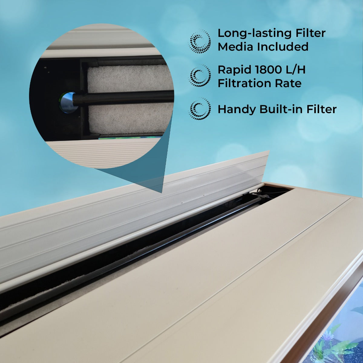 Aquá rio 300L Completo com Móveis Brancos