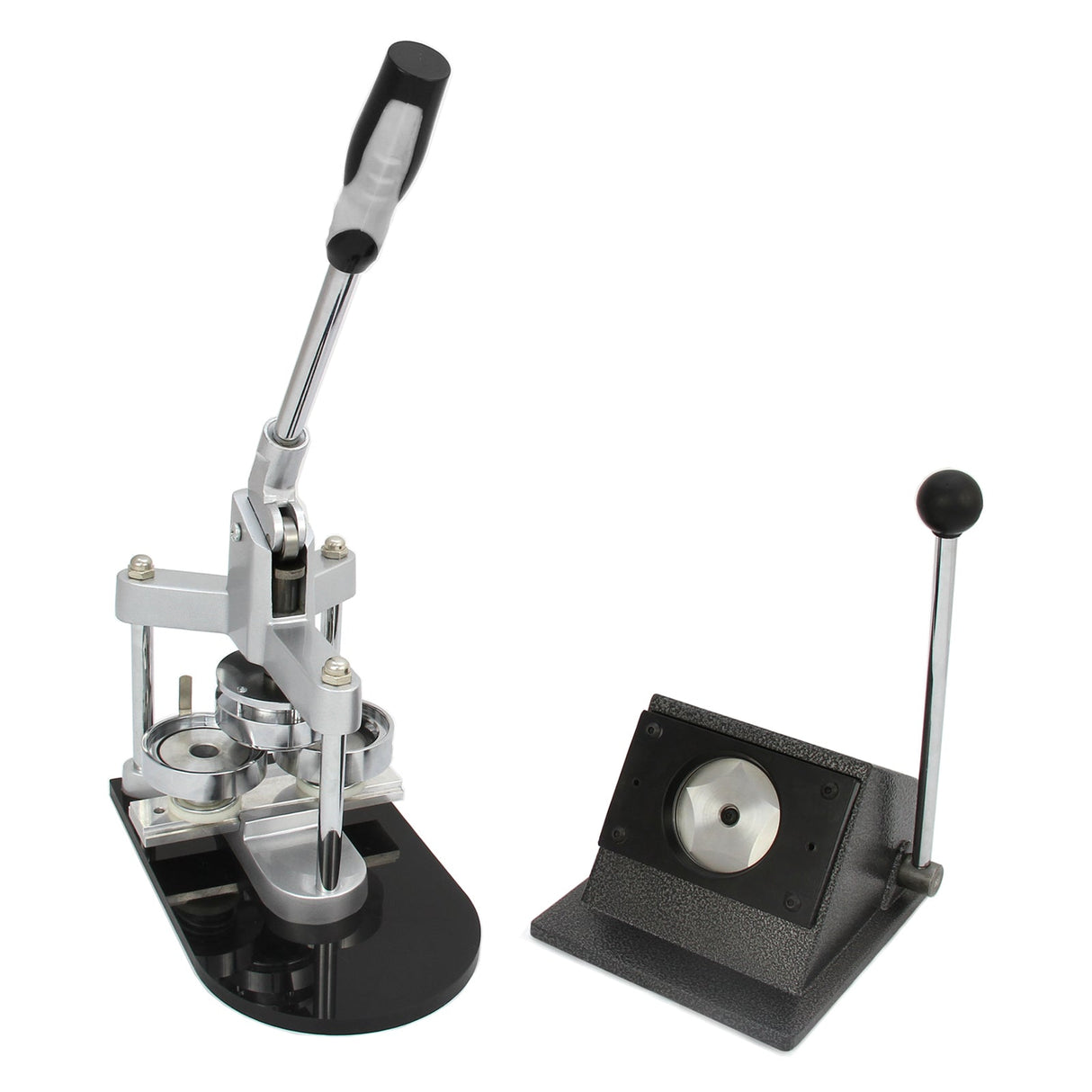 Má quina de corte de botão de pino de 37 mm e prensa PixMax