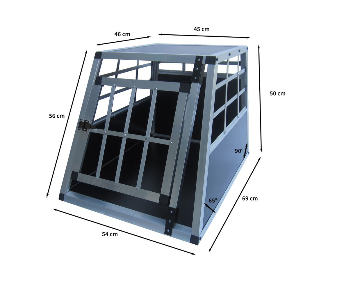 Gaiola para carro para animais de estimação - pequena porta única