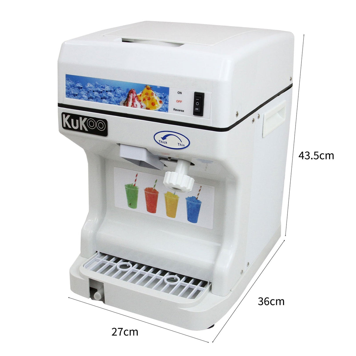 Má quina de corte de gelo comercial de aço para raspadinhas e sobremesas