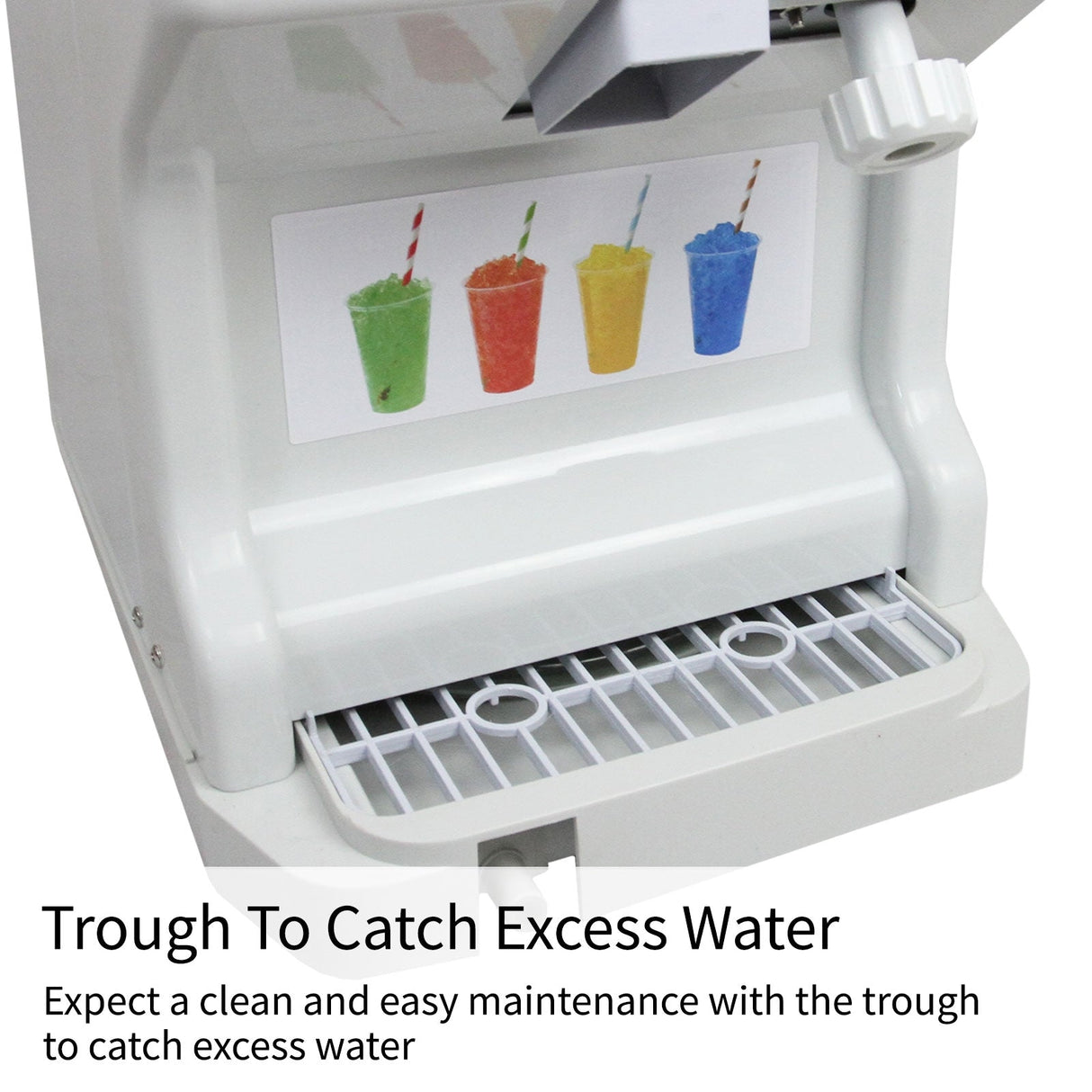 Má quina de corte de gelo comercial de aço para raspadinhas e sobremesas