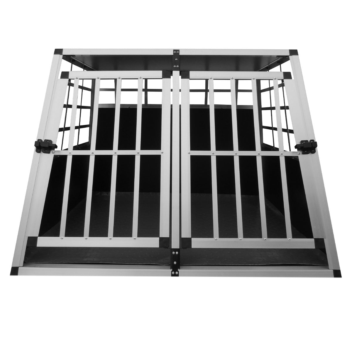 Gaiola para carro para animais de estimação - portas duplas grandes