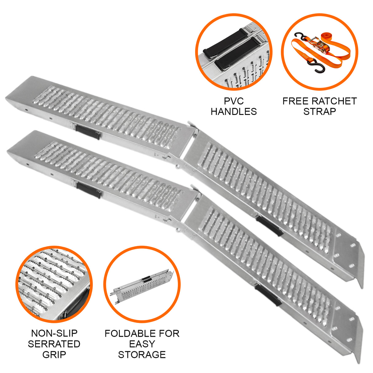 Rampas dobráveis para motocicletas T-Mech