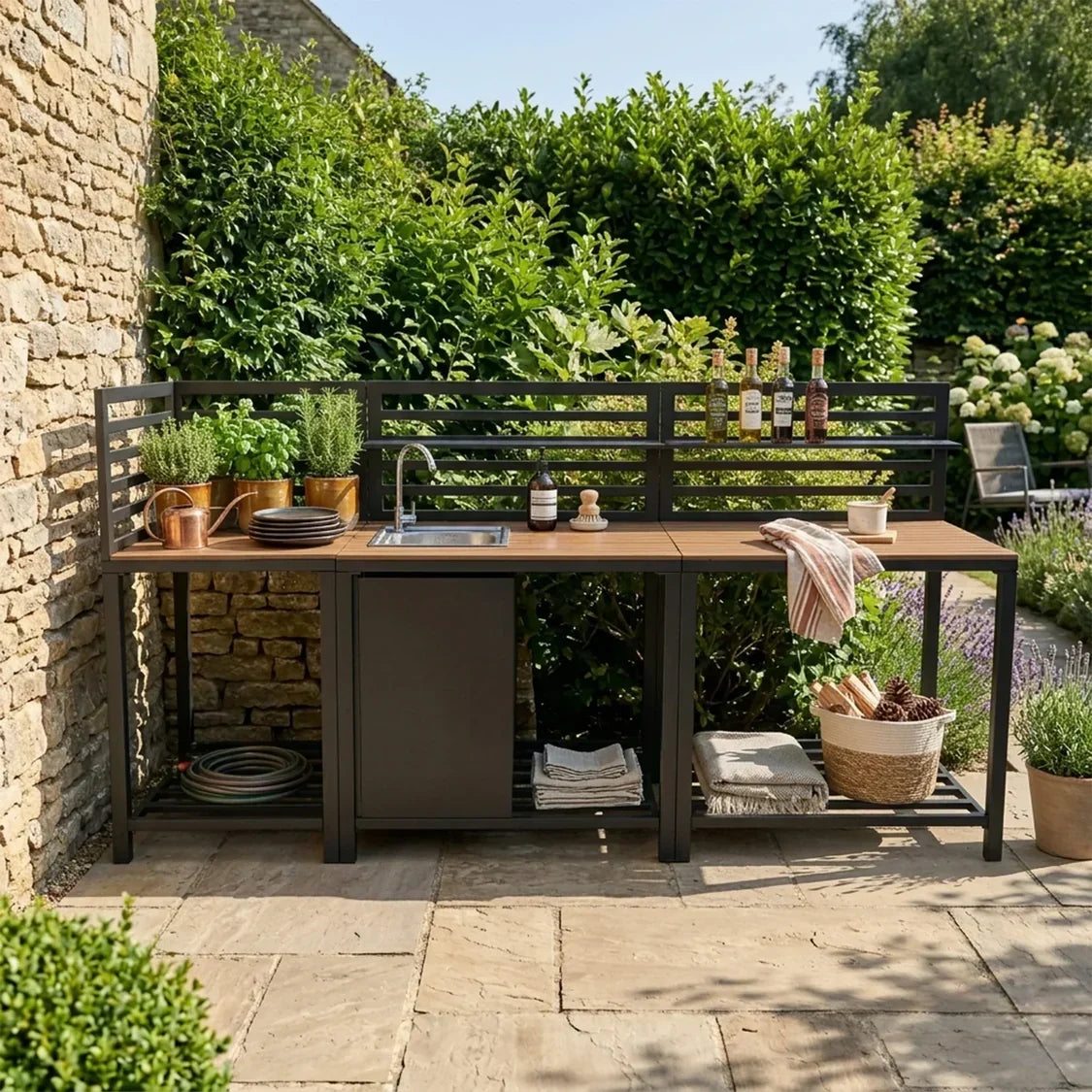Ideias para cozinhas exteriores e dicas de planeamento para o seu jardim
