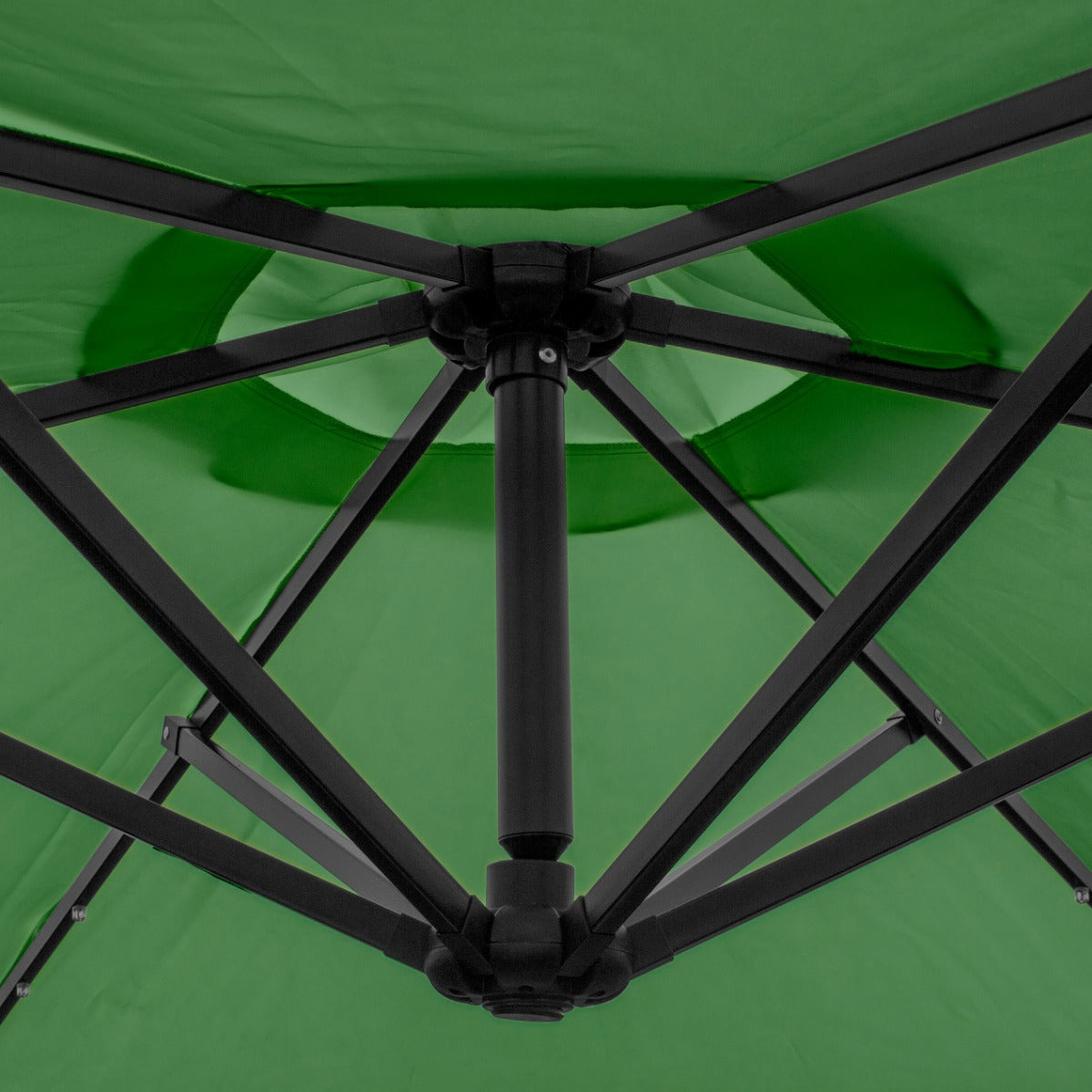 Guarda-chuva Cantilever 3m com Luzes LED - Verde