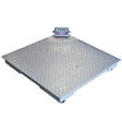 Balança industrial multifuncional de 3000kg, 120x120cm, com superfície metálica antiderrapante e display digital em destaque