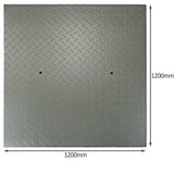Painel LCD 3000kg Balança industrial multifuncional 120x120cm palete