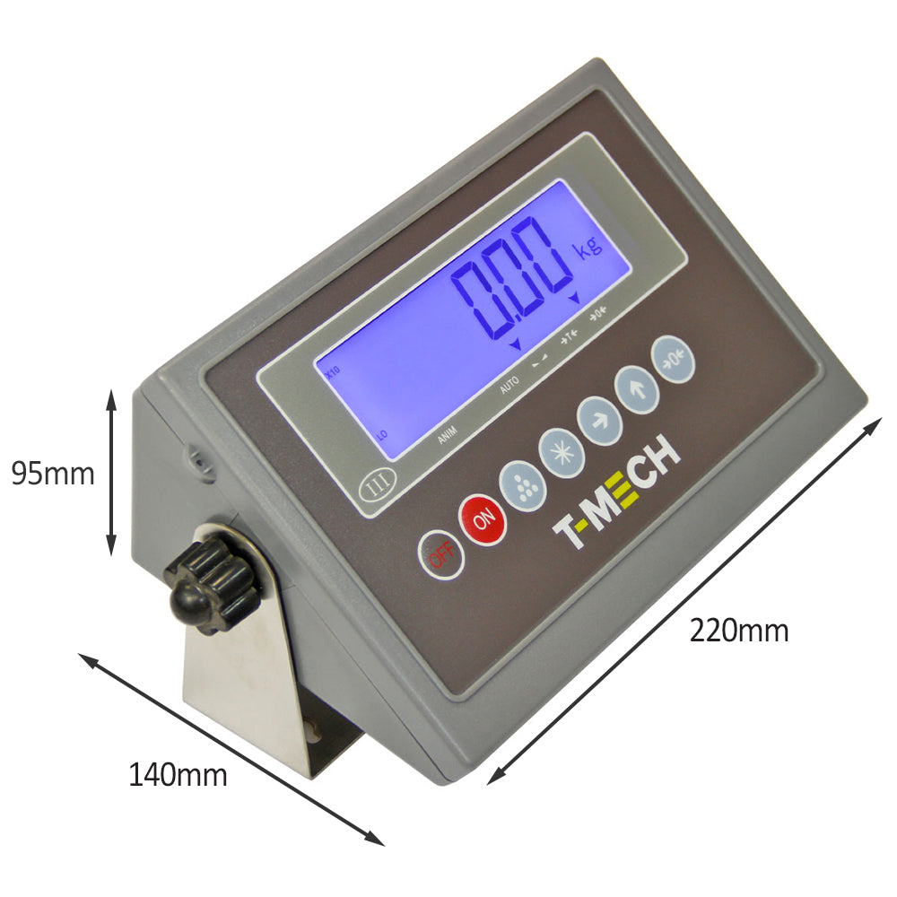 Balança industrial T-Mech LED tecido 80cm Palete e escala de embalagem 3000kg