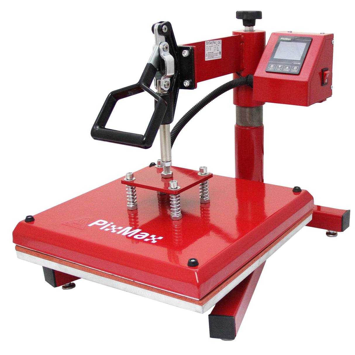 Prensa térmica oscilante de 38 cm, cortador de vinil de 720 mm, impressora Epson e kit de remoção de ervas daninhas