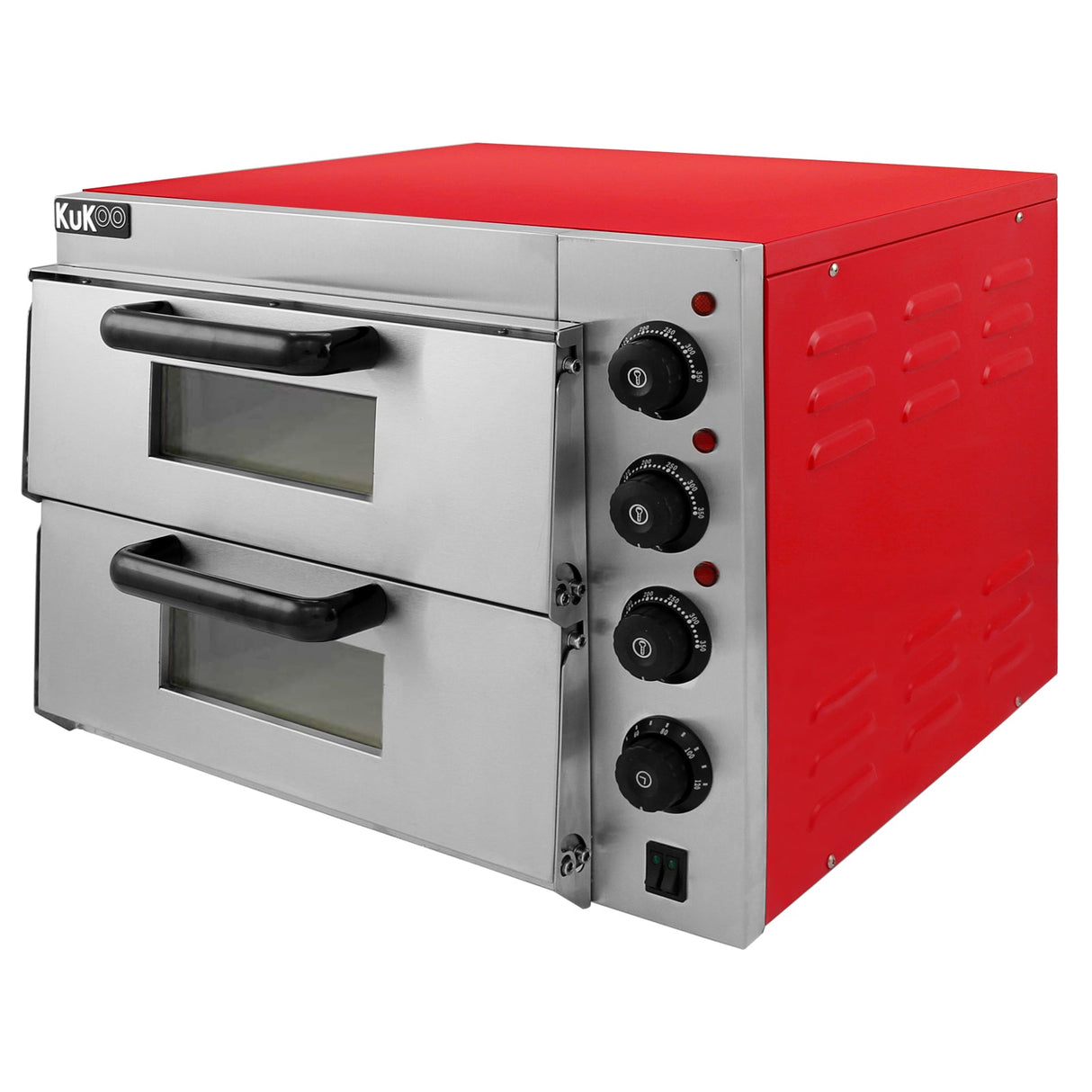 Forno elétrico KuKoo de aço inoxidá vel com cámara dupla