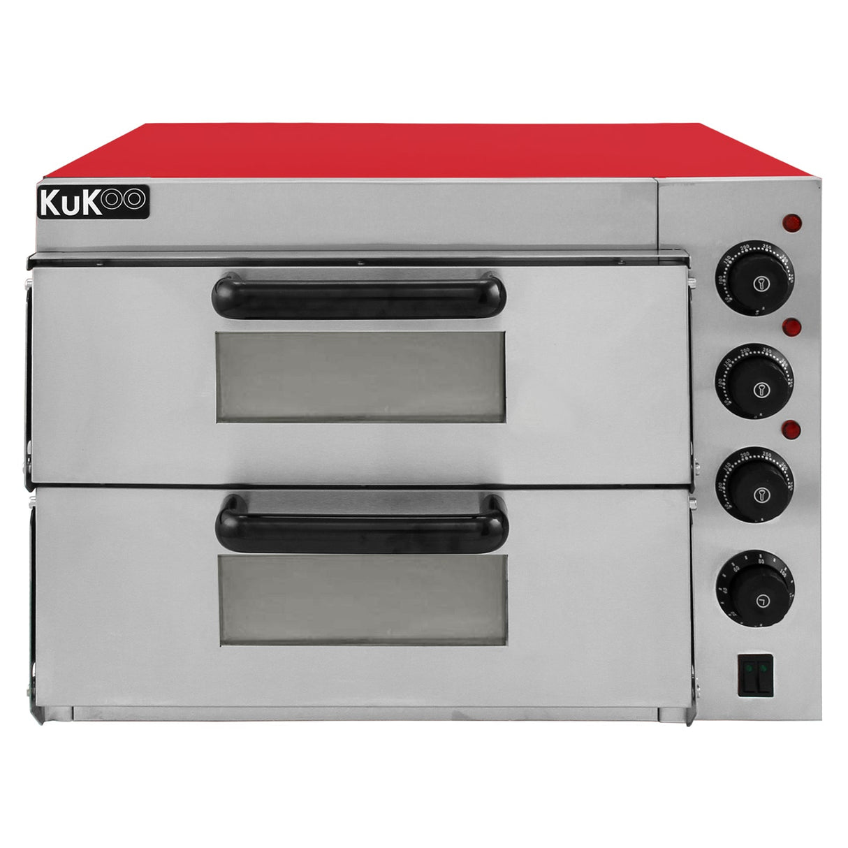 Forno elétrico KuKoo de aço inoxidá vel com cámara dupla