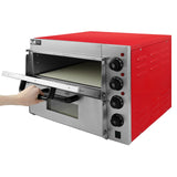 Forno elétrico KuKoo de aço inoxidá vel com cámara dupla