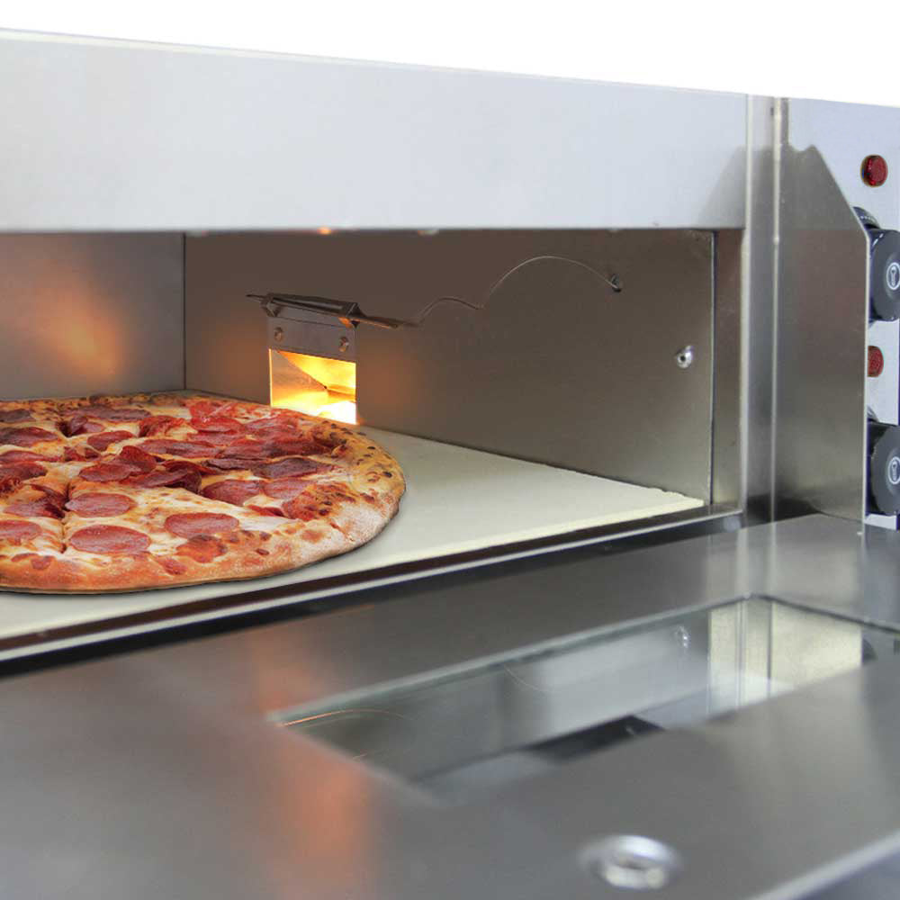 Forno elétrico KuKoo de aço inoxidá vel com cámara dupla