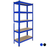 5x Prateleiras 1xWorkbench Banco de armazenamento de aço sem parafusos Estantes de garagem DM