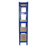 5x Prateleiras 1xWorkbench Banco de armazenamento de aço sem parafusos Estantes de garagem DM