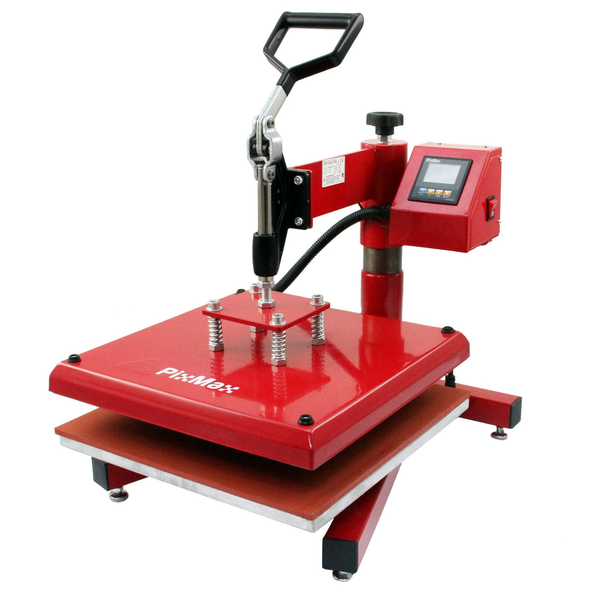 Prensa térmica oscilante PixMax 38 cm, cortador de vinil, impressora, Power Pack