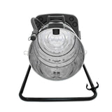 Aspirador comercial MAXBLAST de 80 litros com tanque transparente, estrutura metálica preta e mangueira flexível para fácil manuseio