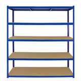 Estante de aço inoxidá vel azul T-Rax 160cm x 60cm x 180cm