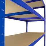 Estante de aço inoxidá vel azul T-Rax 160cm x 60cm x 180cm