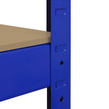 Estante de aço inoxidá vel azul T-Rax 160cm x 60cm x 180cm