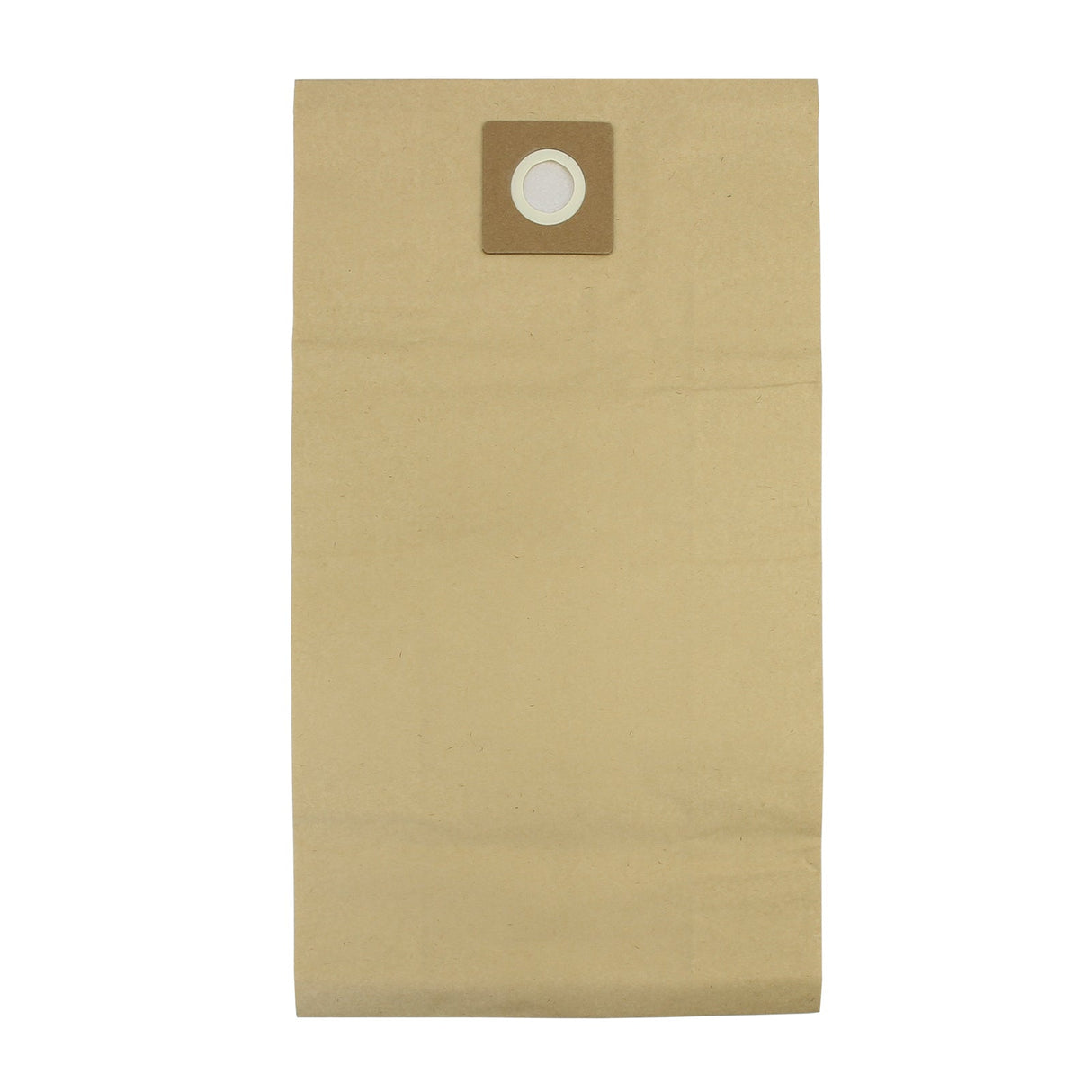 Pacote com 5 sacos de pó para aspirador MAXBLAST, em papel kraft marrom, com etiqueta circular branca na parte superior