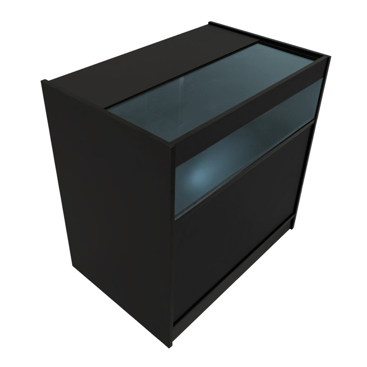 Balcão Comercial com Luz LED B900 – Preto