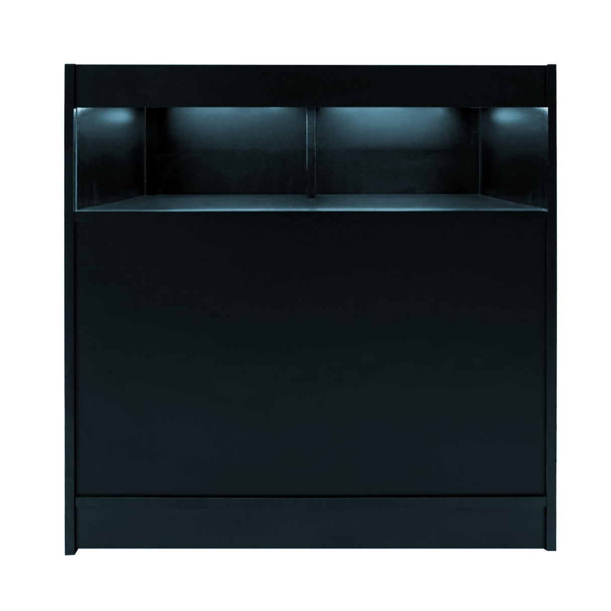 Balcão Comercial com Luz LED B900 – Preto