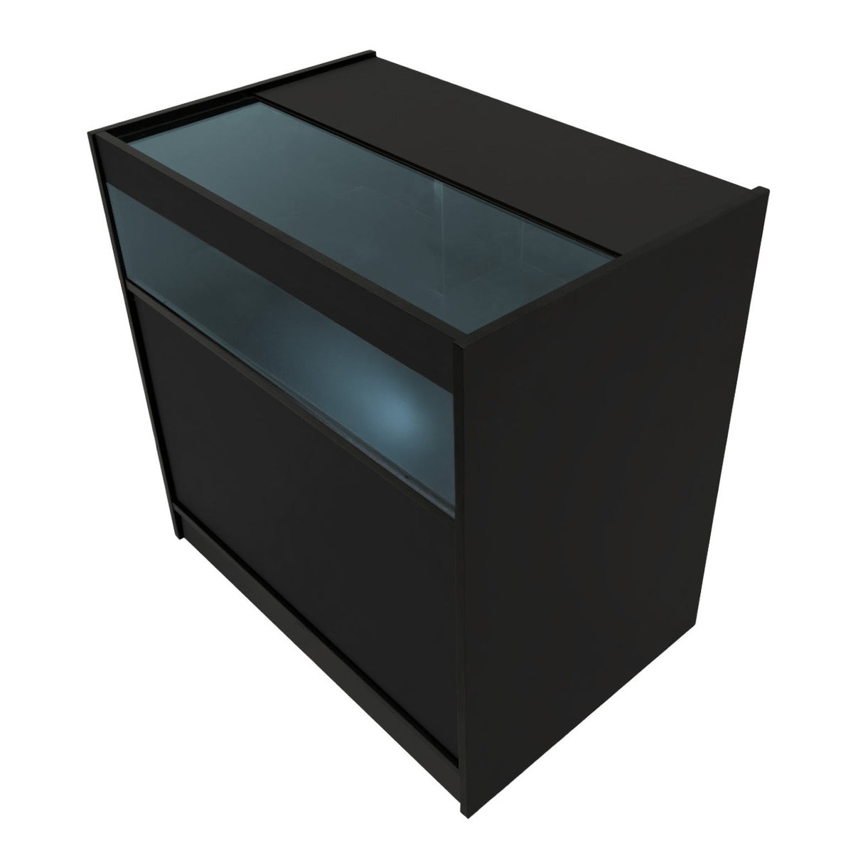 Balcão Comercial com Luz LED B900 – Preto