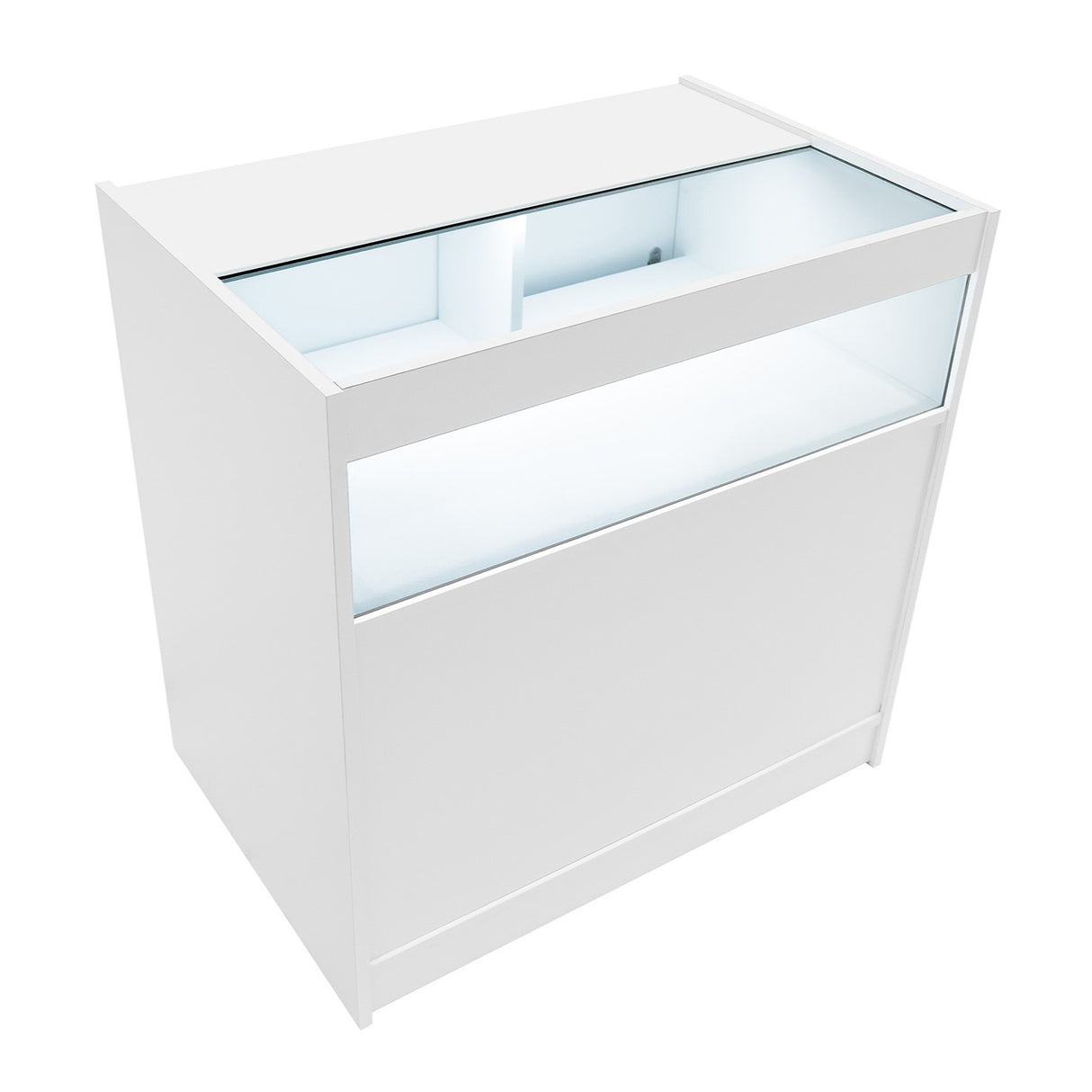 Balcão Comercial com Luz LED B900 – Branco