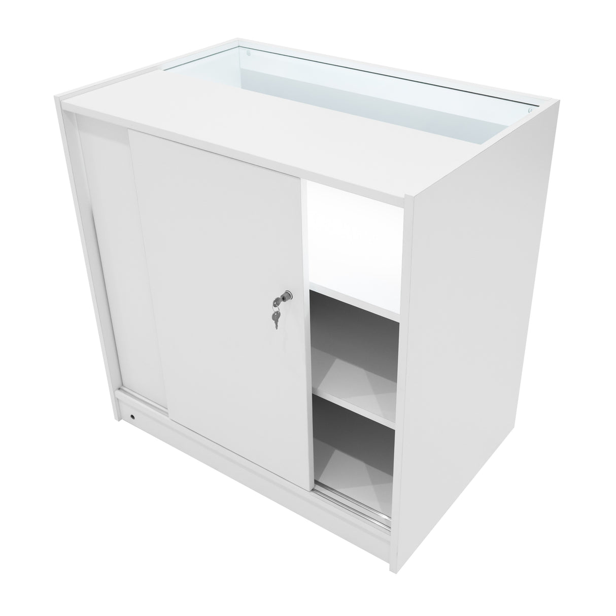 Balcão Comercial com Luz LED B900 – Branco