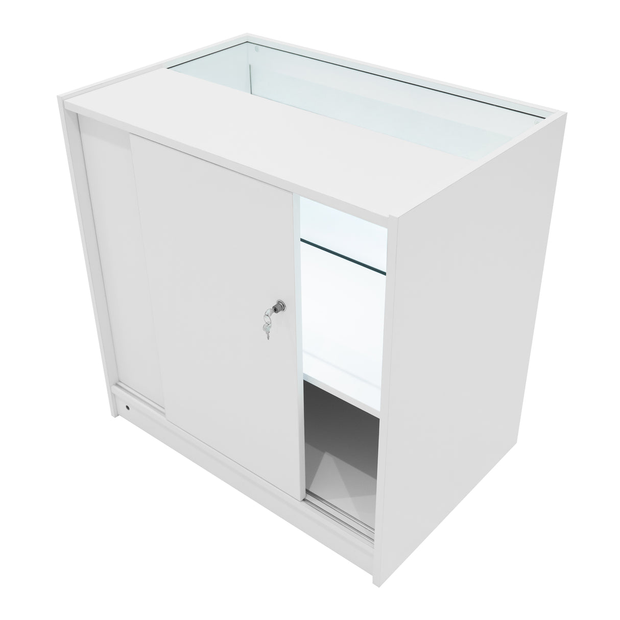 Balcão Comercial com Luz LED C900 – Branco