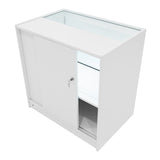 Balcão Comercial com Luz LED C900 – Branco