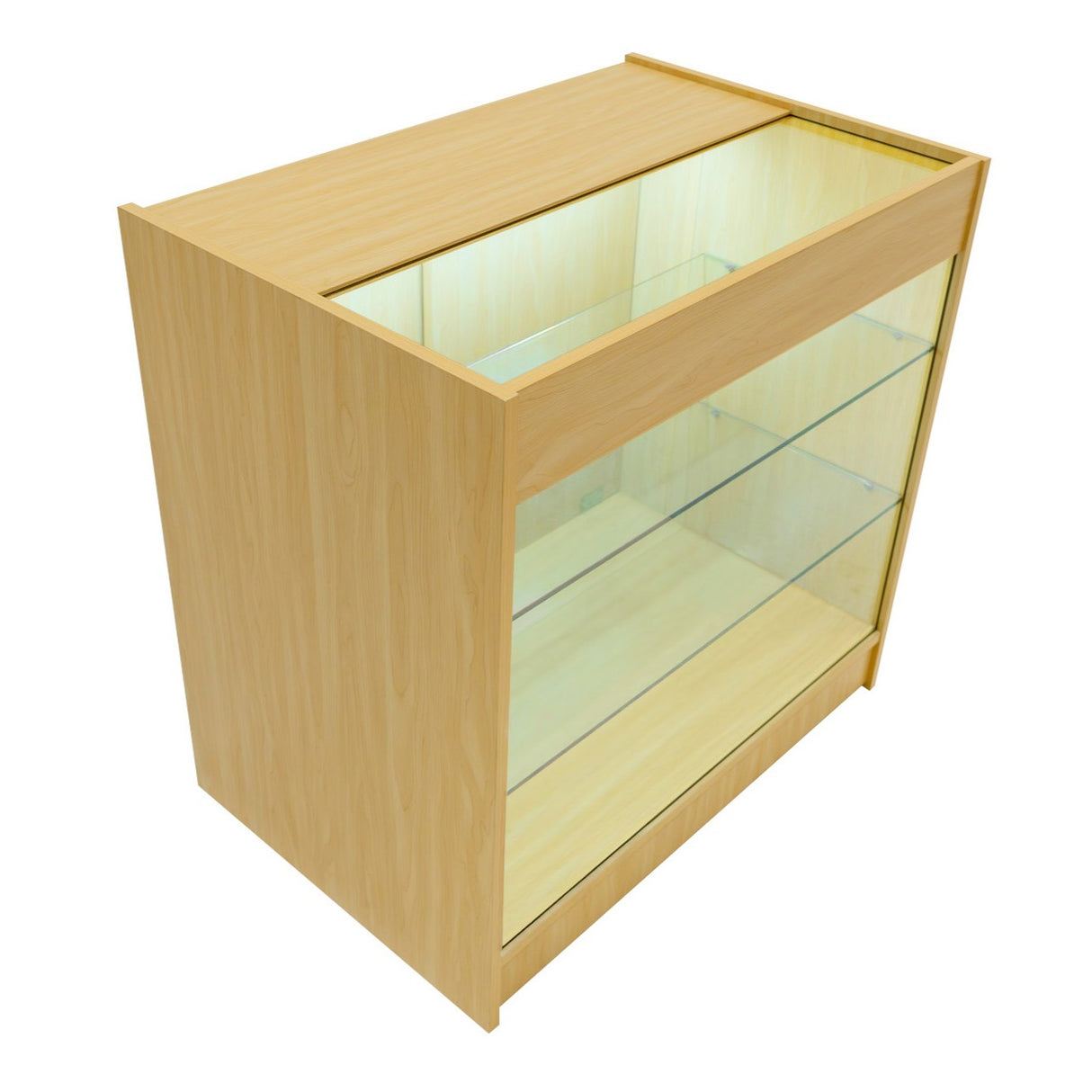 Balcão Comercial com Luz LED K900 – cor Maple