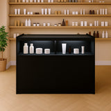 Balcão Comercial com Luz LED B1200 – Preto