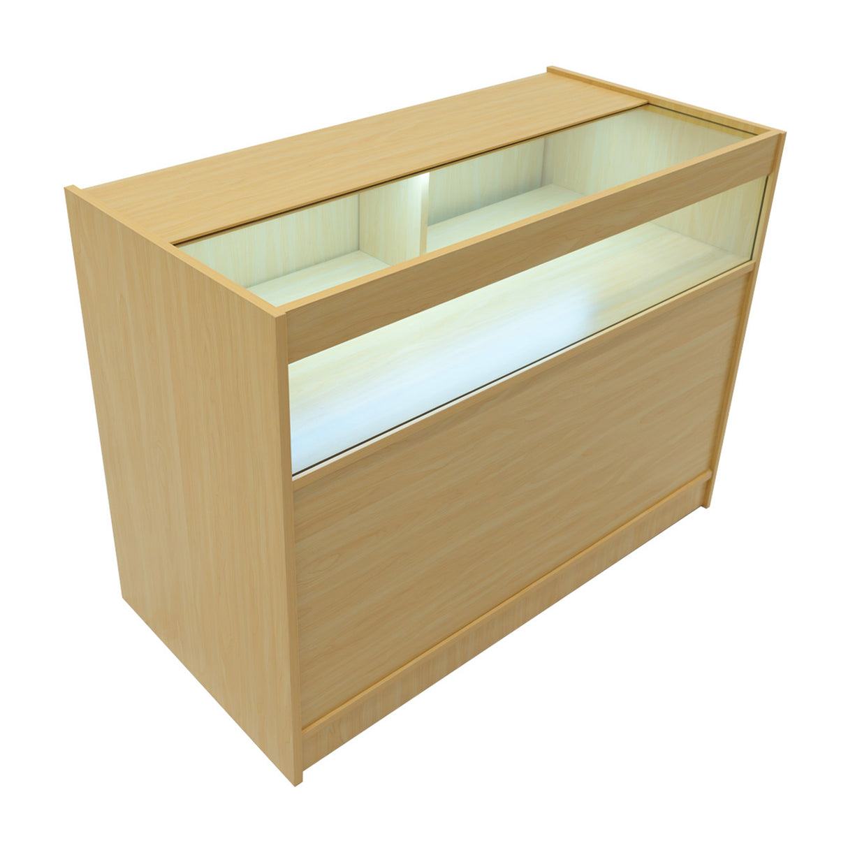 Balcão Comercial com Luz LED B1200 – cor Maple