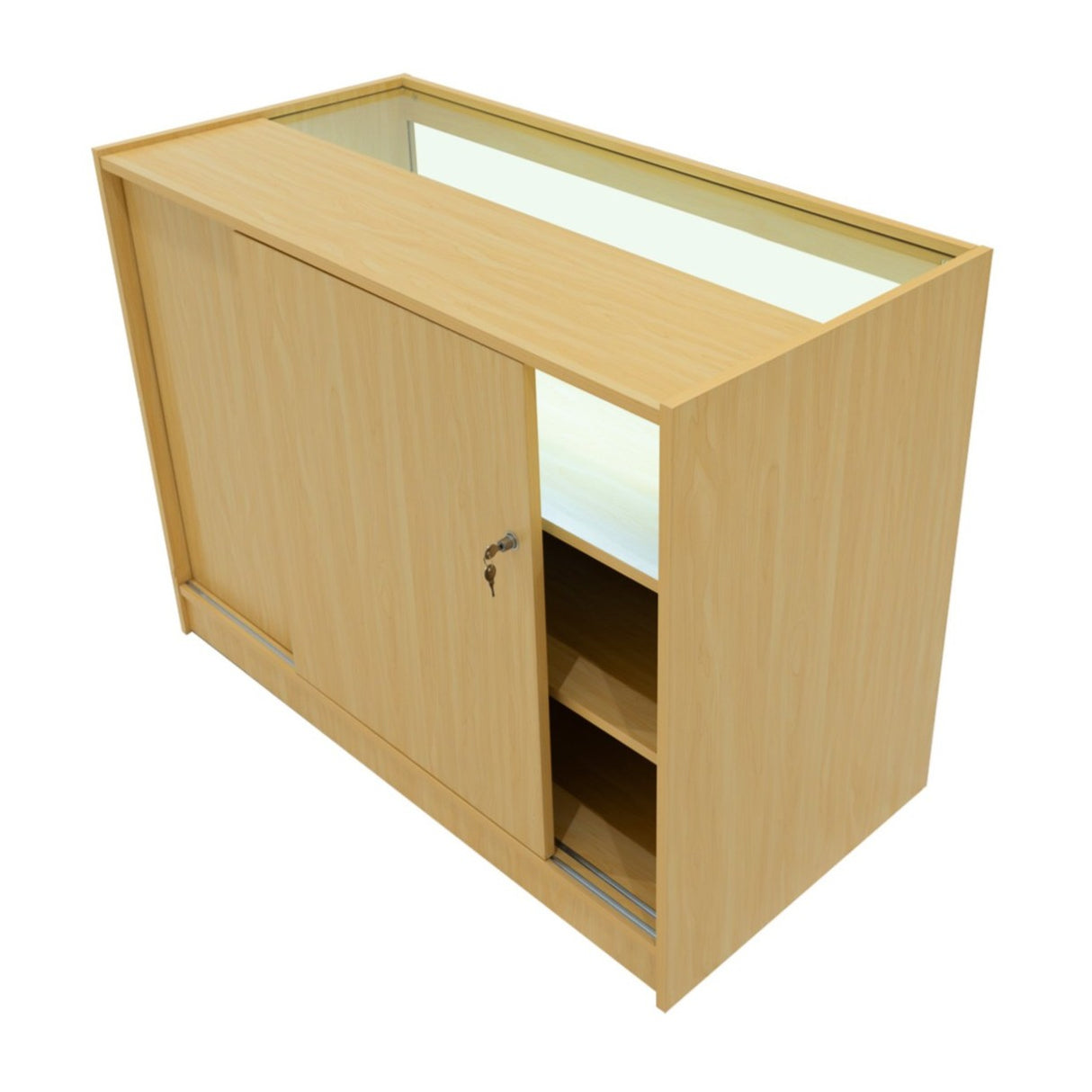 Balcão Comercial com Luz LED B1200 – cor Maple