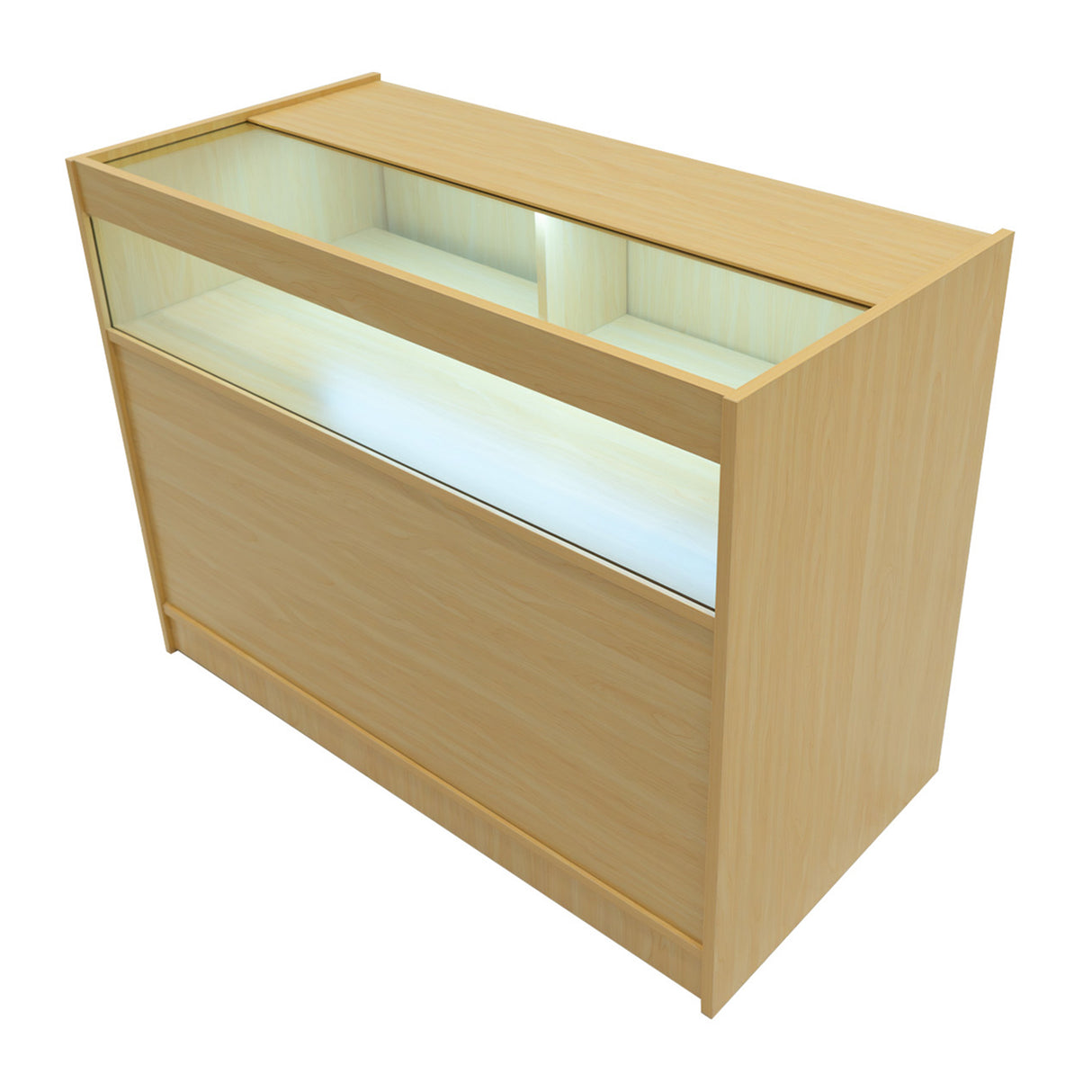 Balcão Comercial com Luz LED B1200 – cor Maple