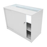 Balcão Comercial com Luz LED B1200 – Branco