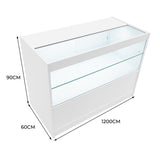 Balcão Comercial com Luz LED C1200 – Branco