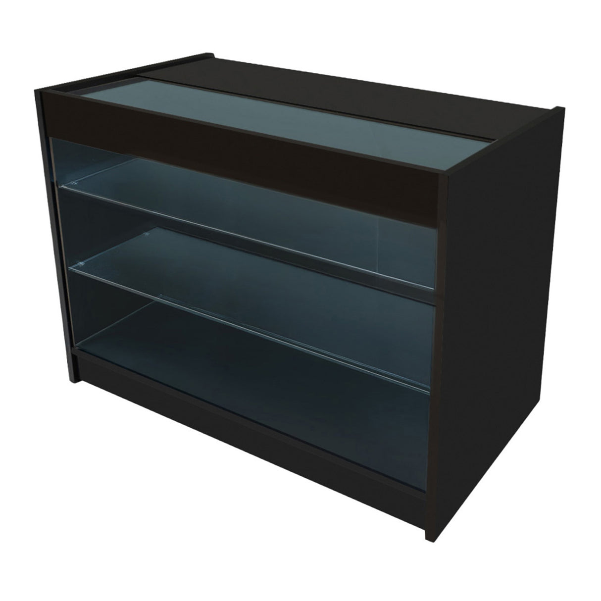Balcão Comercial com Luz LED K1200 – Preto