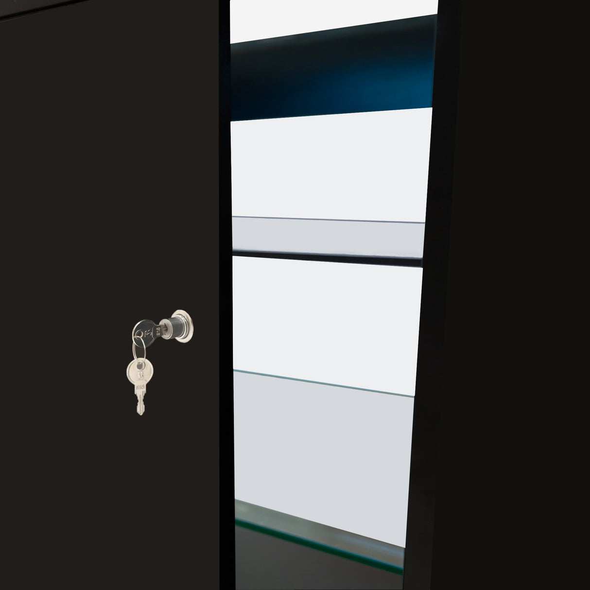 Balcão Comercial com Luz LED K1200 – Preto