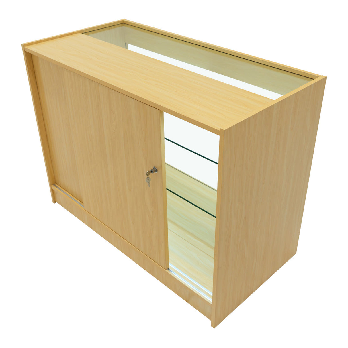 Balcão Comercial com Luz LED K1200 – Cor Maple